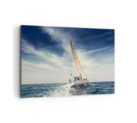Impression sur Toile 120x80cm Tableaux Image Photo Voile yacht voyage Decoration