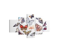 Impression sur Toile 125x70cm Tableaux Image Papillons illustration ailes