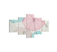 Impression sur Toile 125x70cm Tableaux Image Parapluies Ampoule improvisation