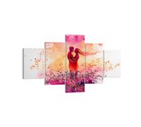 Impression sur Toile 125x70cm Tableaux Image Photo Amour Couple lune de miel