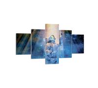 Impression sur Toile 125x70cm Tableaux Image Photo Astronaute Lumière Cosmos