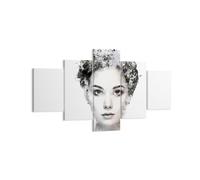 Impression sur Toile 125x70cm Tableaux Image Photo Belle femme visage Decoration