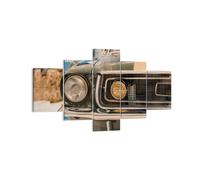 Impression sur Toile 125x70cm Tableaux Image Photo Couverture Ford Mustang