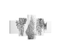 Impression sur Toile 125x70cm Tableaux Image Photo Dessin ange ailes plumes