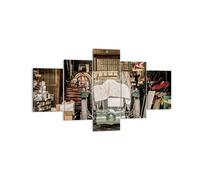 Impression sur Toile 125x70cm Tableaux Image Photo Historique Voiture Garage