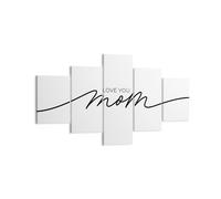 Impression sur Toile 125x70cm Tableaux Image Photo Je t'aime maman Decoration