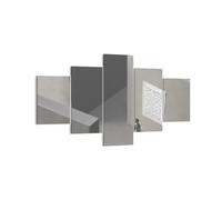 Impression sur Toile 125x70cm Tableaux Image Photo Labyrinthe Gris Perdu