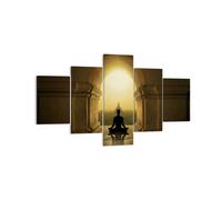 Impression sur Toile 125x70cm Tableaux Image Photo Méditation Temple Ombre