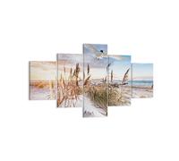 Impression sur Toile 125x70cm Tableaux Image Photo Mouette Mer Côte Decoration