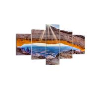 Impression sur Toile 125x70cm Tableaux Image Photo Roches vue paysage Decoration
