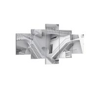 Impression sur Toile 125x70cm Tableaux Image Photo Science Illusion Escaliers