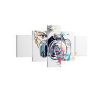 Impression sur Toile 125x70cm Tableaux Le photographe appareil mise au point