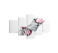 Impression sur Toile 125x70cm Tableaux Les mains les partenariats aide soutien