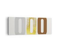 Impression sur Toile 140x50cm Tableaux Image Ovale Tapis Roulant Abstraction