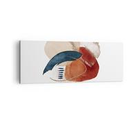 Impression sur Toile 140x50cm Tableaux Image Photo Abstraction Taches Moderne
