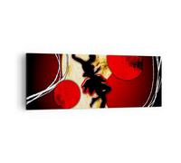 Impression sur Toile 140x50cm Tableaux Image Photo Afrique femme danseuse désert
