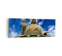 Impression sur Toile 140x50cm Tableaux Image Photo Asie bouddha culture