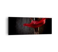 Impression sur Toile 140x50cm Tableaux Image Photo Beauté corps danseuse fille