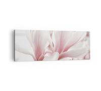 Impression sur Toile 140x50cm Tableaux Image Photo Brindille Magnolia Fleur