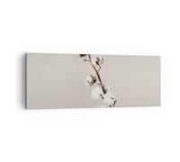 Impression sur Toile 140x50cm Tableaux Image Photo Coton Brindille Boho