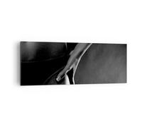 Impression sur Toile 140x50cm Tableaux Image Photo Femme modèle érotique