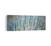 Impression sur Toile 140x50cm Tableaux Image Photo Lavande Lame Fleur Decoration