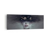 Impression sur Toile 140x50cm Tableaux Image Photo Quinoa Femme Visage
