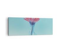 Impression sur Toile 140x50cm Tableaux Image Photo Rose Marguerite Encre
