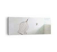 Impression sur Toile 140x50cm Tableaux Image Photo Vol Oiseau Cage Decoration