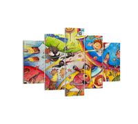 Impression sur Toile 150x100cm Tableaux Enfant espace vaisseau spatial glace