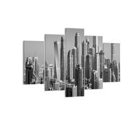 Impression sur Toile 150x100cm Tableaux Image Gratte-ciel Photographie Dubaï
