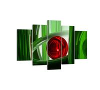Impression sur Toile 150x100cm Tableaux Image Infographie 3d moderne composition