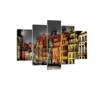 Impression sur Toile 150x100cm Tableaux Image maisons monuments historiques