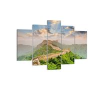 Impression sur Toile 150x100cm Tableaux Image Mur Montagne asiatique porcelaine