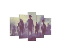 Impression sur Toile 150x100cm Tableaux Image Personnages Halloween Mystère