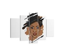 Impression sur Toile 150x100cm Tableaux Image Photo Africain Moderne Portrait