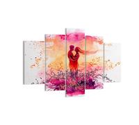 Impression sur Toile 150x100cm Tableaux Image Photo Amour Couple lune de miel