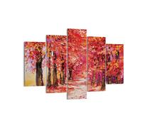 Impression sur Toile 150x100cm Tableaux Image Photo Automne Parc Avenue