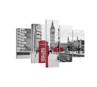 Impression sur Toile 150x100cm Tableaux Image Photo Cabanon Téléphone Londres