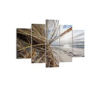 Impression sur Toile 150x100cm Tableaux Image Photo Côte Perspective Herbe