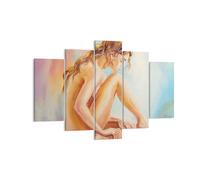 Impression sur Toile 150x100cm Tableaux Image Photo Femme Nudité À PDe