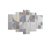 Impression sur Toile 150x100cm Tableaux Image Photo Géométrie Pierre Decoration