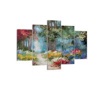 Impression sur Toile 150x100cm Tableaux Image Photo Impressionnisme Nature Forêt