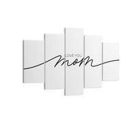 Impression sur Toile 150x100cm Tableaux Image Photo Je t'aime maman Decoration