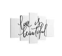 Impression sur Toile 150x100cm Tableaux Image Photo La vie est belle Decoration