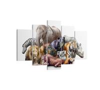 Impression sur Toile 150x100cm Tableaux Image Photo Les animaux koala lion singe