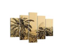 Impression sur Toile 150x100cm Tableaux Image Photo Palmiers Forest Des Pluies