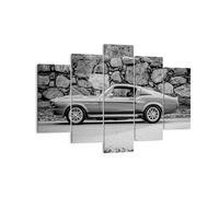 Impression sur Toile 150x100cm Tableaux Image Photo Voiture Ford Mustang