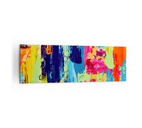 Impression sur Toile 160x50cm Tableaux Image Abstraction conception graphiques