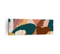 Impression sur Toile 160x50cm Tableaux Image Femmes Multiculturalisme Moderne